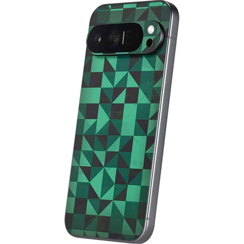 Black & Green Pixel 9 Pro XL Skin